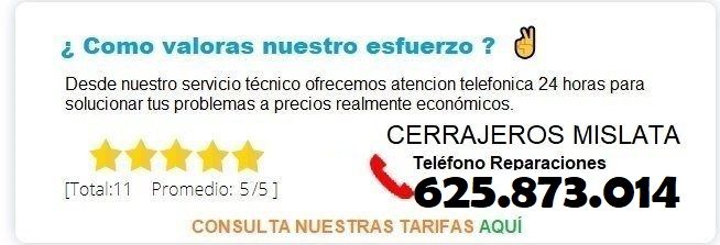 cerrajeros mislata precios